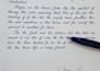 do neat handwritten notes and letters